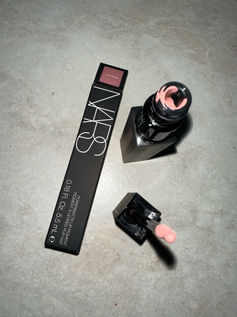 NARS Soft Peach Pink Liquid Lip Pigment- Le Freak